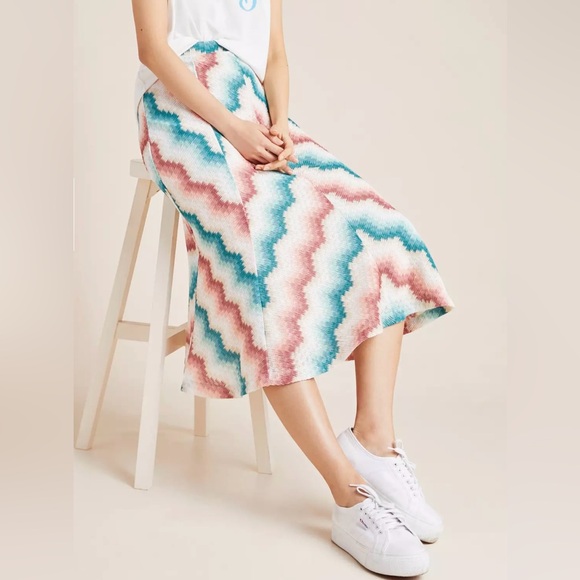 Maeve Dresses & Skirts - Maeve Maria Chevron Sweater Skirt